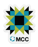 Sticker - Quilt design with MCC Logo