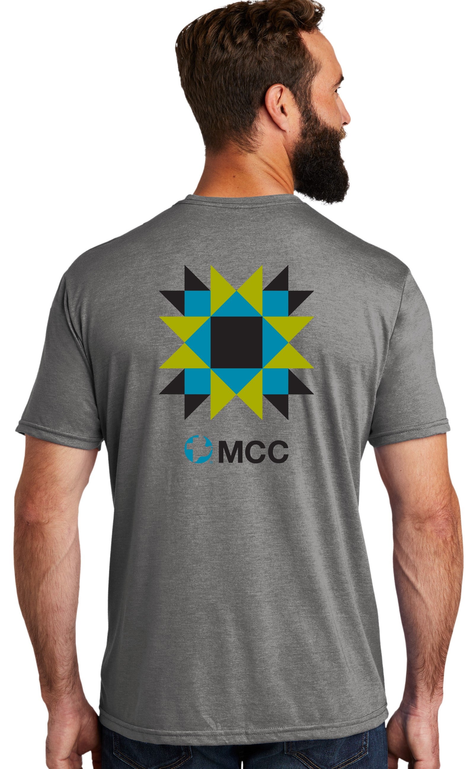 Quilt T-shirt - Gray