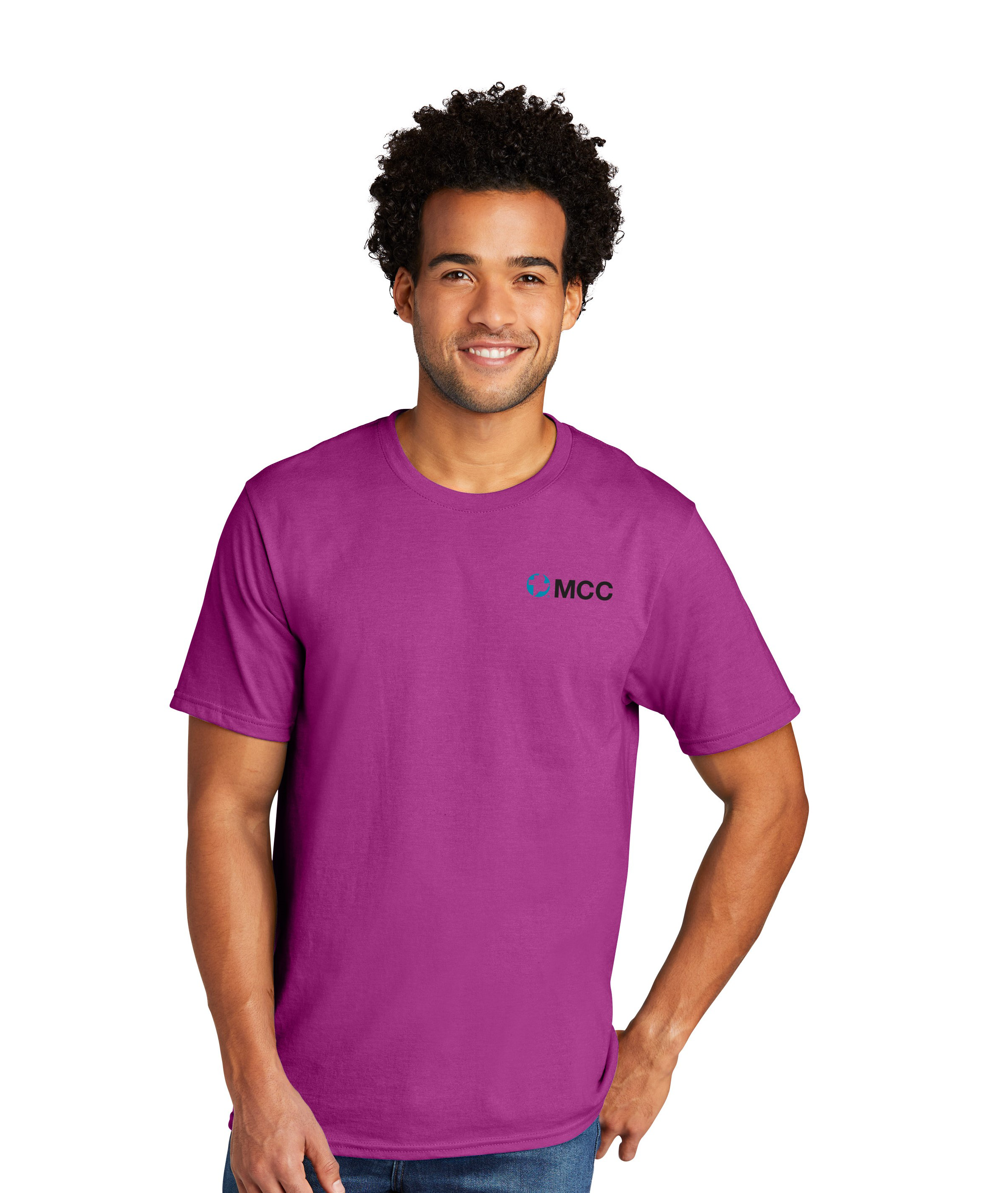 Quilt T-shirt - Raspberry